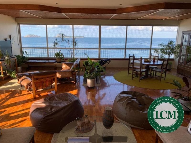 Apartamento Mobiliado Com Vista Mar No Quadrilátero De Ouro de Ipanema